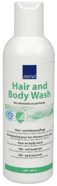 ABENA HAIR AND BODY WASH NO PERFUME 200ML