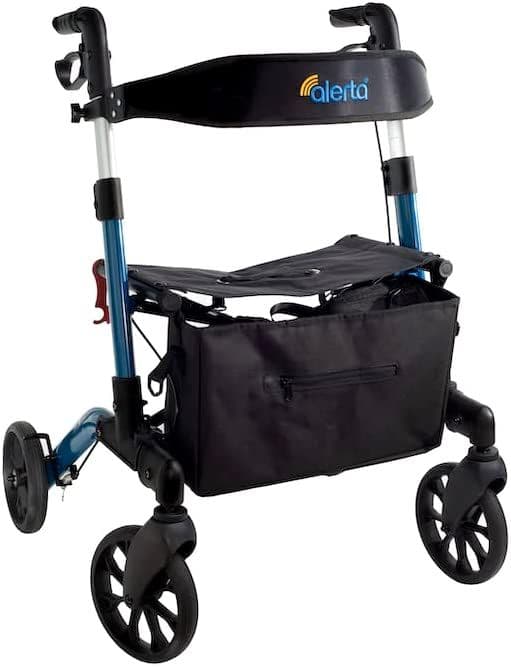 Alerta 4 Wheel Folding Rollator with Seat