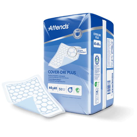 Attends Cover-Dri Plus 60x60cm 50 Pack