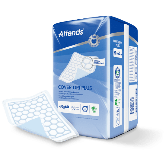 Attends Cover-Dri Plus 60x60cm 50 Pack