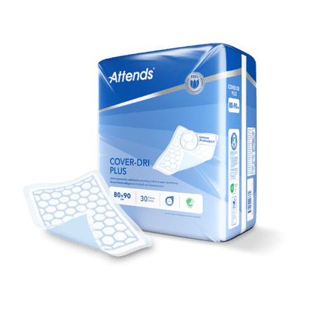 Attends Cover-Dri Plus 80x90cm (1729ml) 30 Pack