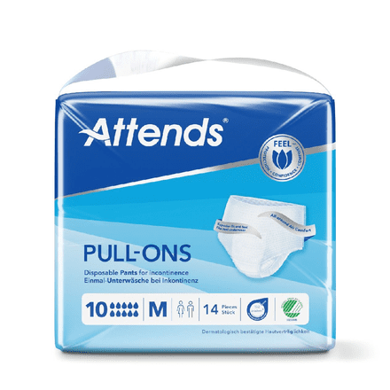 Attends Pull-Ons 10 Medium (2225ml) 14 Pack
