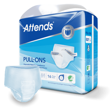 Attends Pull-Ons 8 Large 16 Pack