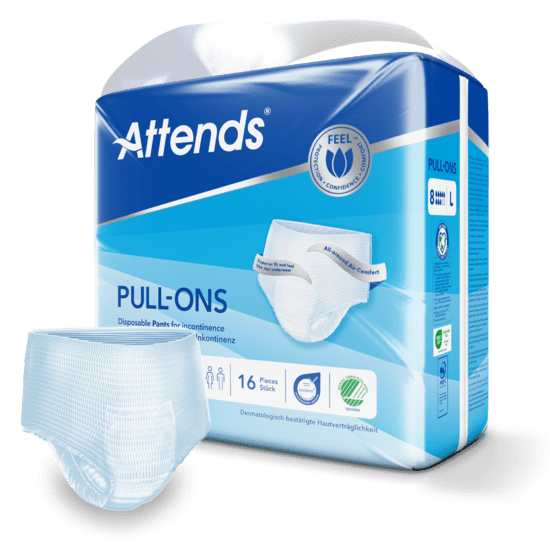 Attends Pull-Ons 8 Large 16 Pack