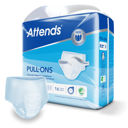 Attends Pull-Ons 8 Small (1832ml) 16 Pack
