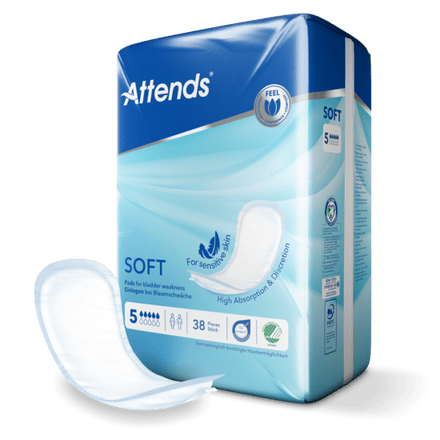 Attends Soft 5 (933ml) 38 Pack