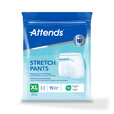 Attends Stretch Pants Extra Large - 1 Pack Of 15