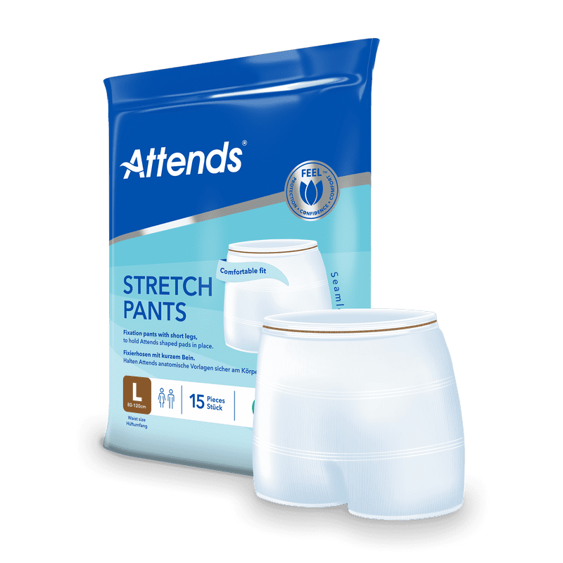 Attends Stretch Pants Large - 1 Pack Of 15