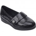 Carmen Black Croc 8