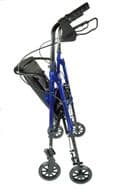 Compact Aluminium Rollator - Blue