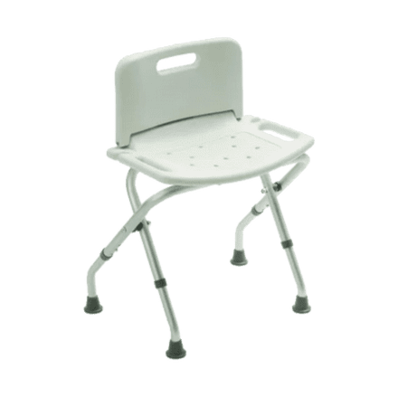 Folding Bath Bench With Back