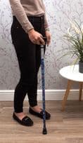 FOLDING WALKING CANE WITH STRAP