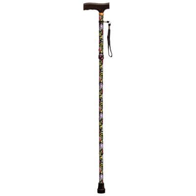 FOLDING WALKNG CANE WITH STRAP