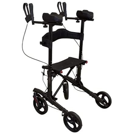 Forearm Four Wheeled Rollator Black