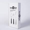 KURA CARE BLACK AND WHITE CUTLERY SET