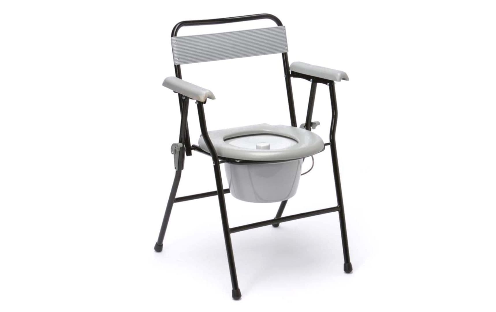 Commode Lay Flat Lightweight Folding Commode