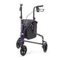 LIGHTWEIGHT TRI WALKER WITH BAG - PURPLE