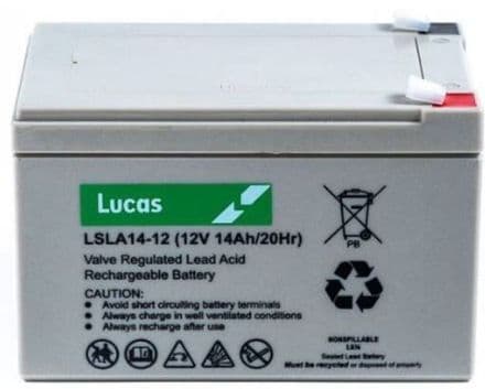 LUCAS MOBILITY BATTERY 12V 14AH