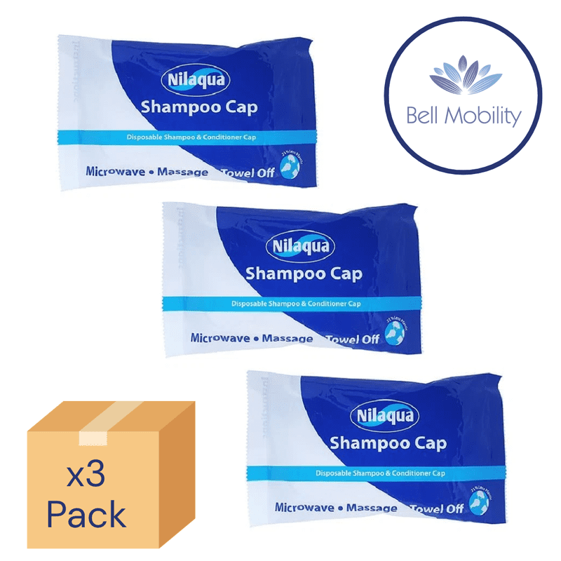 Microwave Shampoo Cap - Pack of 3