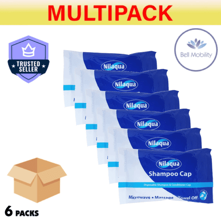 Multipack 6x Nilaqua Shampoo Cap