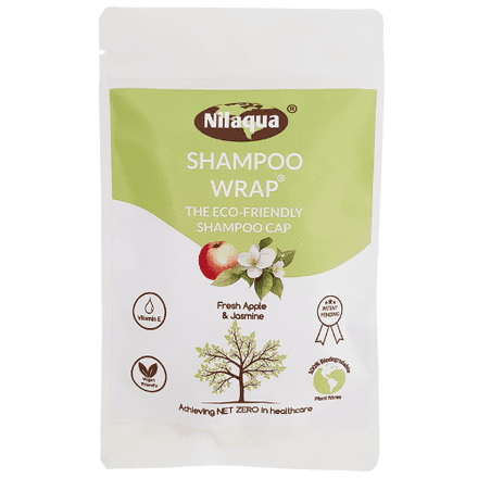 Nilaqua Biodegradable Shampoo Wrap FRESH APPLE & JASMINE