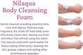 Nilaqua Body Wash & Skin Cleansing Foam 500ml | No-Rinse, Waterless Cleanser