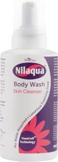 Nilaqua Body Wash & Skin Cleansing Foam 500ml | No-Rinse, Waterless Cleanser