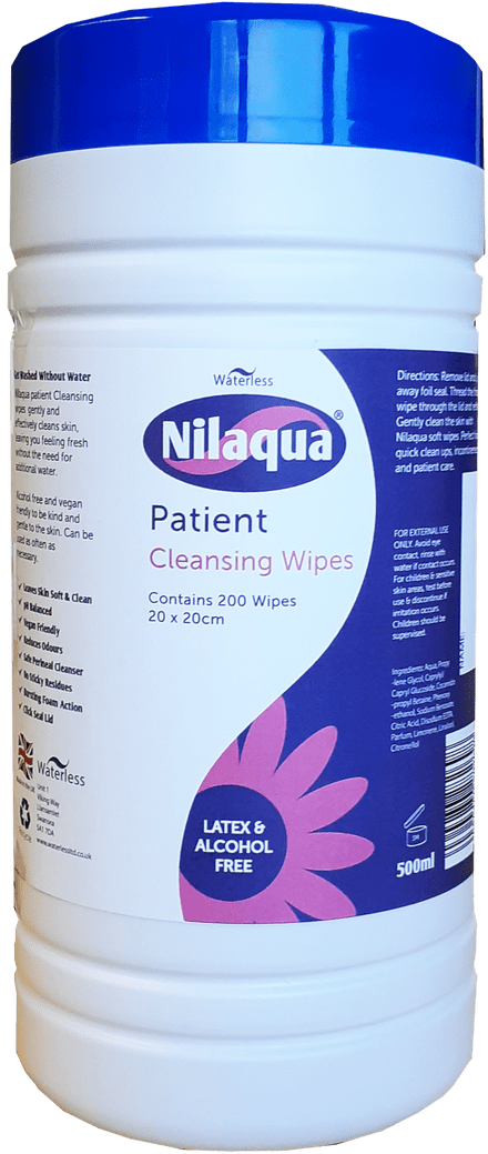 Nilaqua Patient Cleansing 200 Wipes