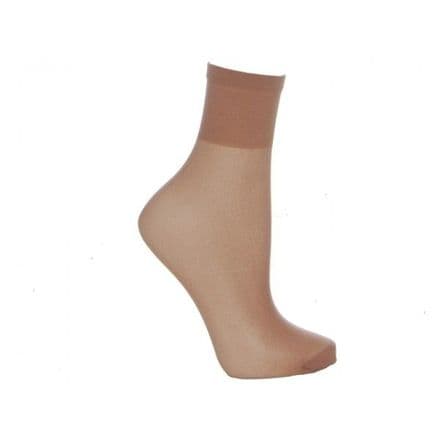 Premium Ankle Highs 15 Denier Chiffon Standard Fit 6pk