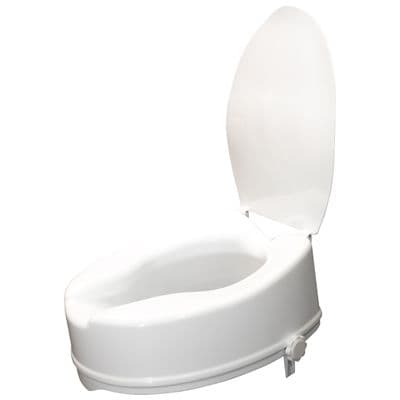 Raised Toilet Seat with Lid 6