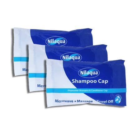 Rinse Free Shampoo Cap - Triple Pack