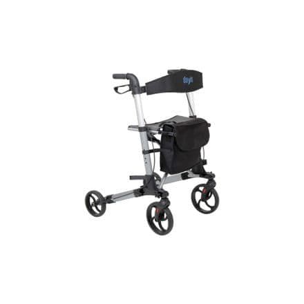 ROLLATOR LIGHTWEIGHT ALUMINIUM, SILVER