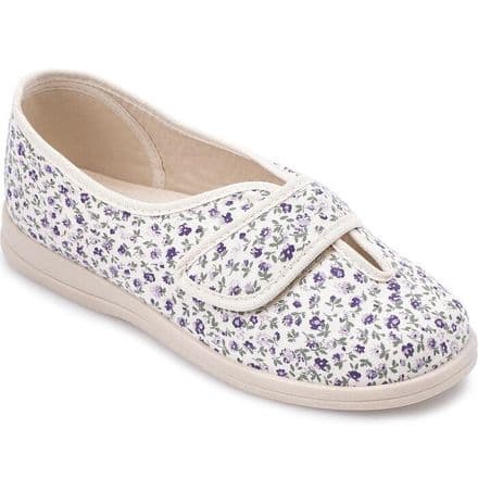 Sally Beige/Lilac Floral 6