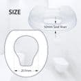 Savanah Raised Toilet Seat No Lid - 50mm (2