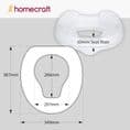 Savanah Raised Toilet Seat No Lid - 50mm (2