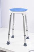 SHOWER STOOL WITH SWIVEL SEAT