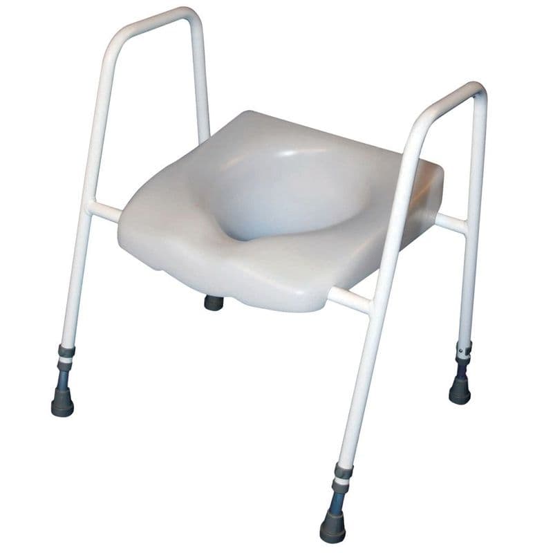 RAISED TOILET SEAT AND FRAME
