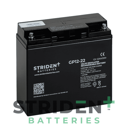 Strident AGM Battery 12V 22Ah
