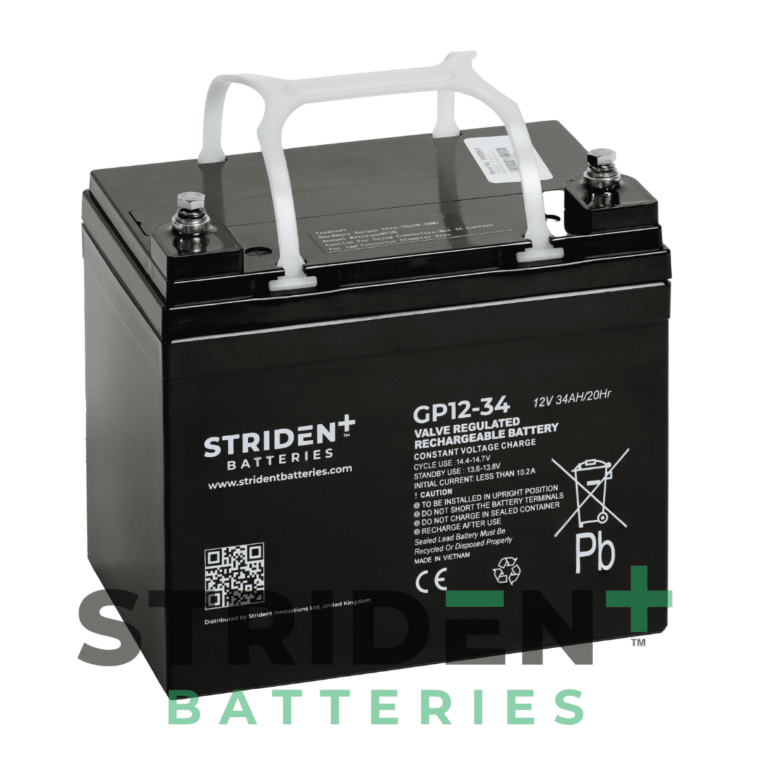 Strident AGM Battery 12V 34Ah