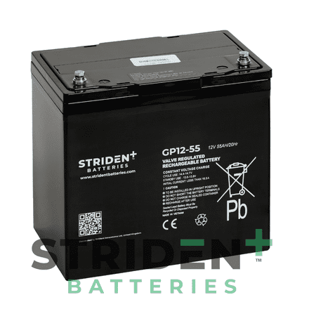 Strident AGM Battery 12V 55Ah