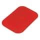 Tenura Silicone Rubber Non Slip Rectangle Tablemat 25cm Length x 18cm Width Red