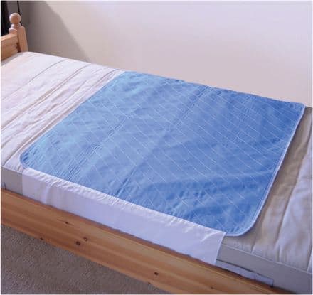 WASHABLE BED PAD WITH FLAPS