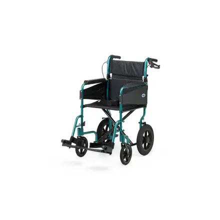 WHEELCHAIR ESCAPE LITE ATTENDANT WIDE 338SW RACING GREEN