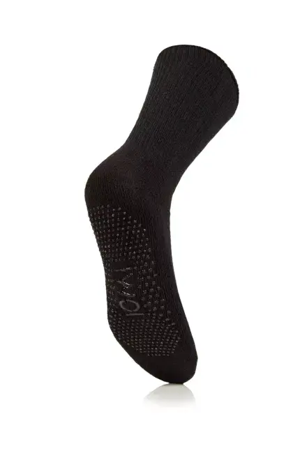 Womens Diabetic Slipper Socks 3 Pair Pack Size 4-8 Black
