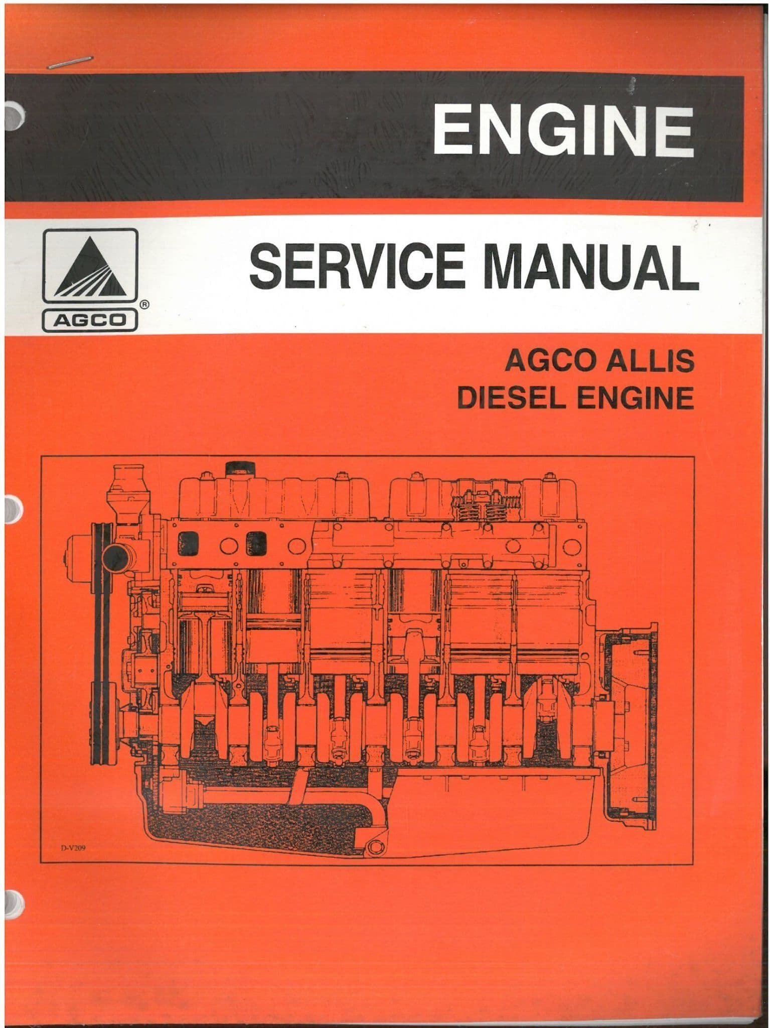 AGCO Engine Agco Allis Diesel Engine Workshop Service Manual
