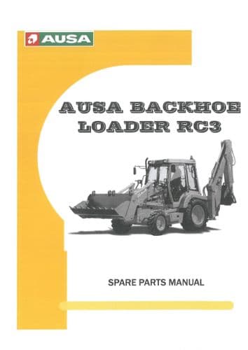 Ausa Backhoe Loader RC3 Parts Manual