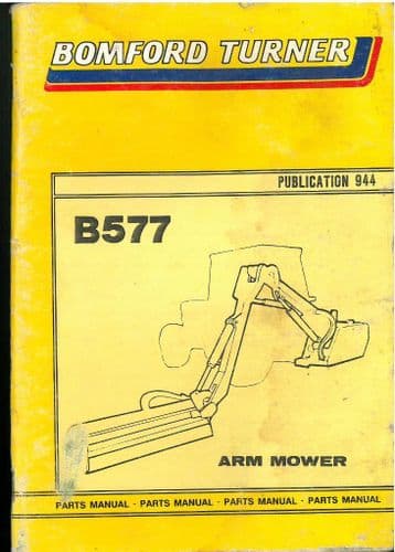 Bomford Hedgetrimmer B577 Parts Manual - B 577