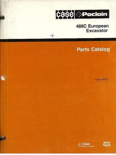Case Crawler Excavator 488C European Parts Manual