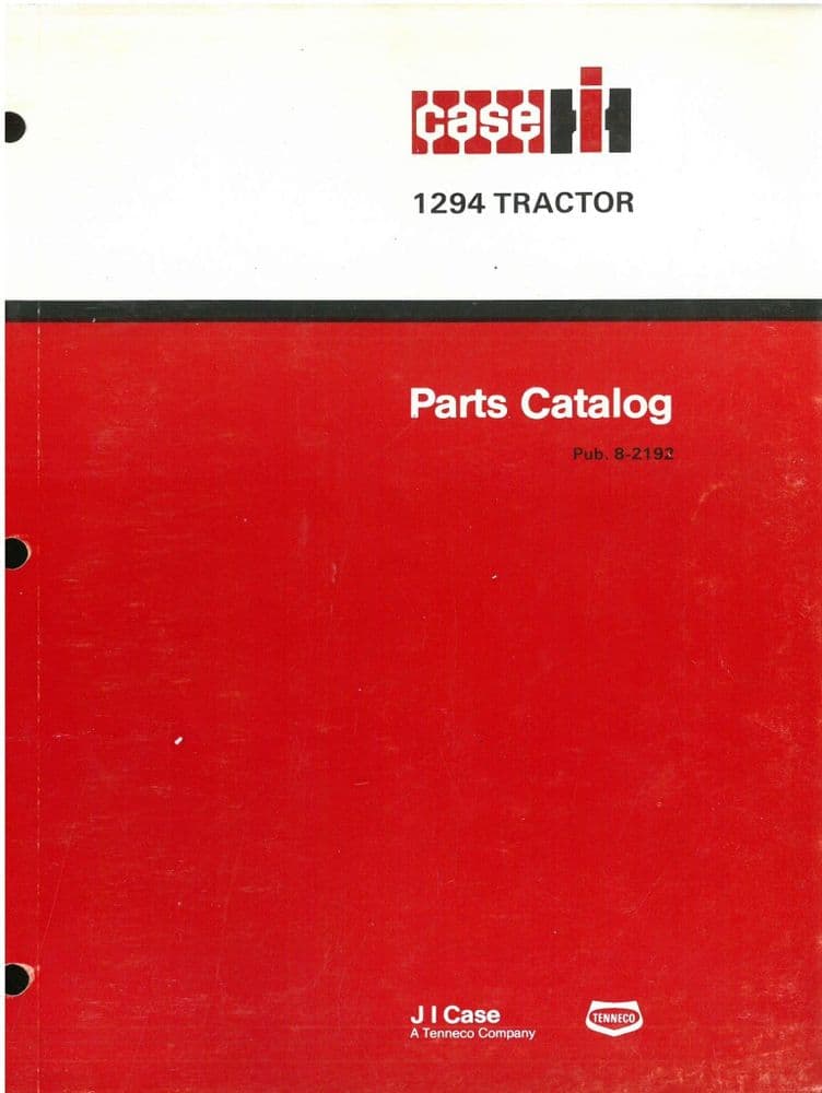 Case IH Tractor 1294 Parts Manual