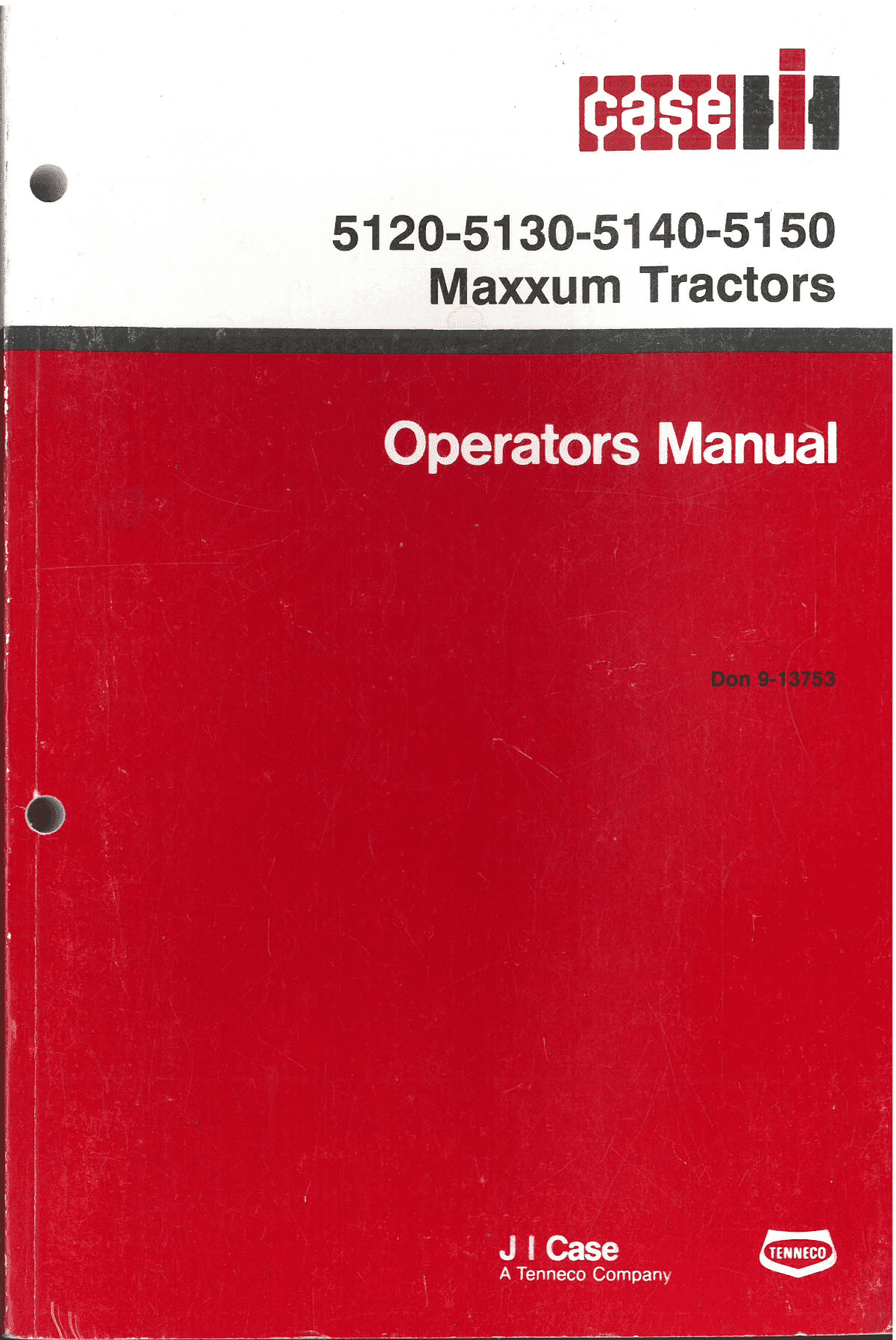 Case IH Tractor Maxxum 5120 5130 5140 5150 Operators Manual